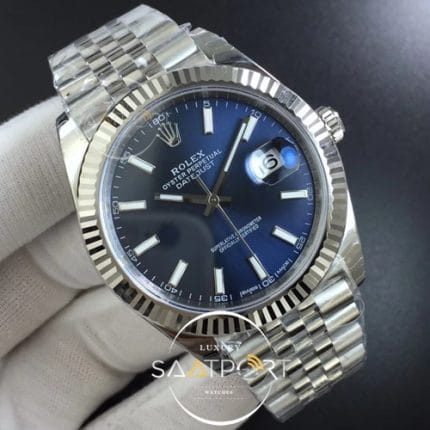 DateJust 41 126334 904L SS DJF 11 Best Edition Blue Dial on Jubilee Bracelet A2836 (2)
