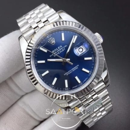DateJust 41 126334 ARF 11 Best Edition 904L Steel Blue Dial on Jubilee Bracelet A2824 (10)
