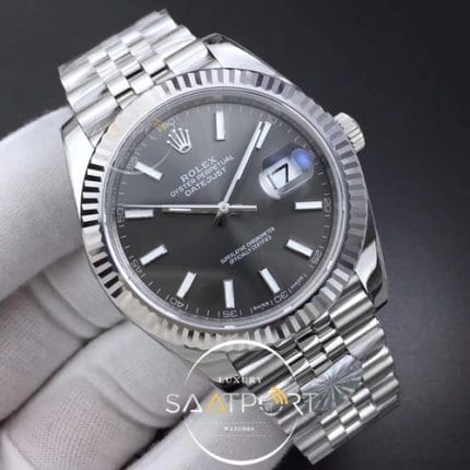 DateJust 41 126334 ARF 11 Best Edition 904L Steel Gray Dial on Jubilee Bracelet 3235 (2)