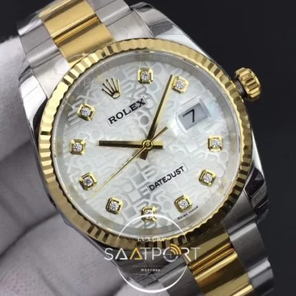 Datejust 36mm 116234 SSYG DJF Super 11 Best Edition Silver Jubilee Dial On SS Oyster Bracelet SA31 (4)