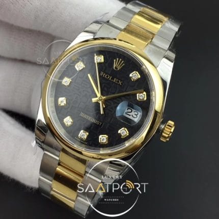 Datejust 36mm 116234 SSYG Smooth Bezel DJF Super 11 Best Edition Black Jubilee Dial On (3)