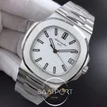Nautilus 57111A PPF 11 Best Edition White Textured Dial on SS Bracelet 324CS (Free box) V2 (3)