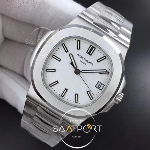 Nautilus 57111A PPF 11 Best Edition White Textured Dial on SS Bracelet 324CS (Free box) V2 (3)