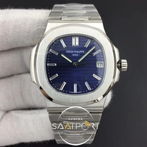 Nautilus Jumbo 5711 PF 11 Best Edition 40th Anniversary Blue Dial on SS Bracelet A324 Clone V2 (1)