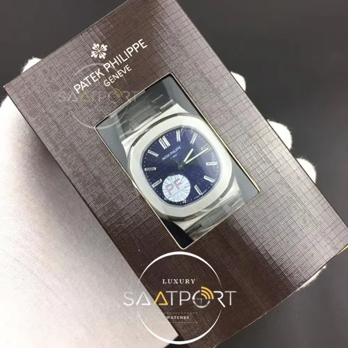 Nautilus Jumbo 5711 PF 11 Best Edition 40th Anniversary Blue Dial on SS Bracelet A324 Clone V2 (10)