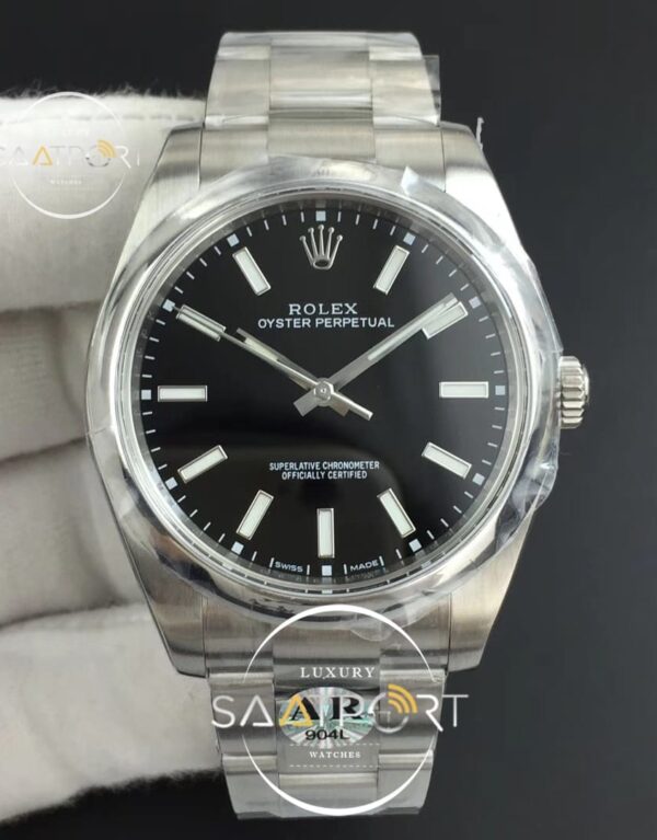 Oyster Perpetual 39mm 114300 ARF 11 Best Edition 904L SS Case and Bracelet Black Dial SH3132 (1)
