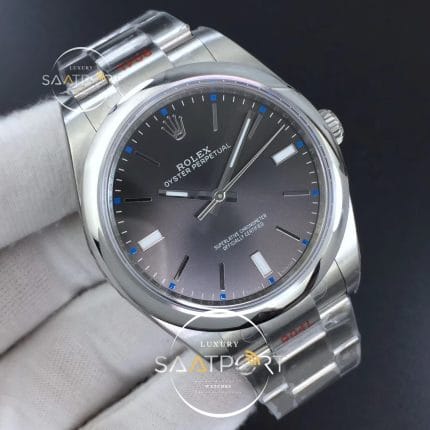 Oyster Perpetual 39mm 114300 GMF 11 Best Edition Gray Dial on SS Bracelet SA3132 (2)