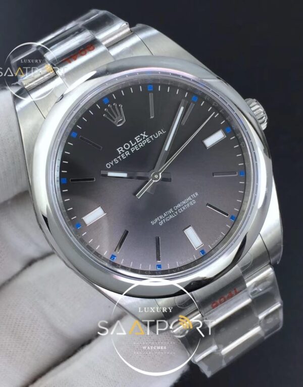 Oyster Perpetual 39mm 114300 GMF 11 Best Edition Gray Dial on SS Bracelet SA3132 (2)