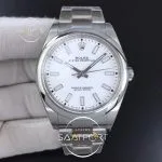 Oyster Perpetual 39mm 114300 GMF 11 Best Edition White Dial on SS Bracelet SA3132 (1)