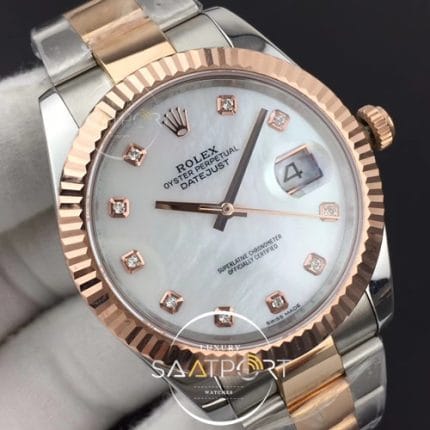 Rolex DateJust II 41mm GMF 1-1 Best Edition RG Wrapped Diamond MOP Dial on Oyster Bracelet 323 (4)