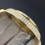 Rolex Day-Date 41 JWF Diamond Bezel Black Dial on Oyster Bracelet Swiss Eta 2836 (6)