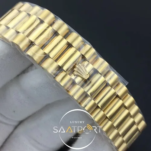 Rolex Day-Date 41 JWF Diamond Bezel Black Dial on Oyster Bracelet Swiss Eta 2836 (8)