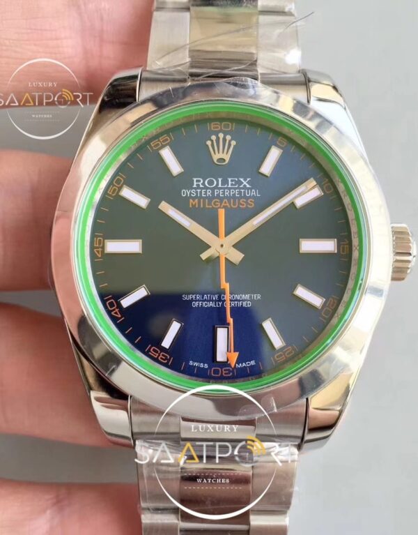 Rolex Milgauss 116400 GV ARF 1-1 Blue Dial Super clon3131 (1)