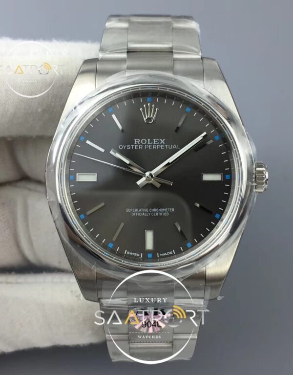 Rolex Oyster Perpetual 39mm 114300 ARF 1-1 904L Gray Dial (1)