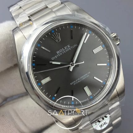 Rolex Oyster Perpetual 39mm 114300 ARF 1-1 904L Gray Dial (4)