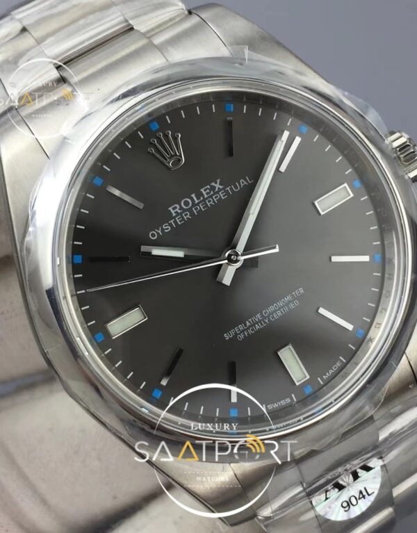 Rolex Oyster Perpetual 39mm 114300 ARF 1-1 904L Gray Dial (4)