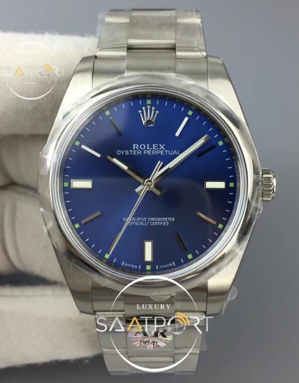 Rolex Oyster Perpetual 39mm 114300 ARF 1-1 Best Edition 904L Blue Dial SUPER CLON 3132 (1)