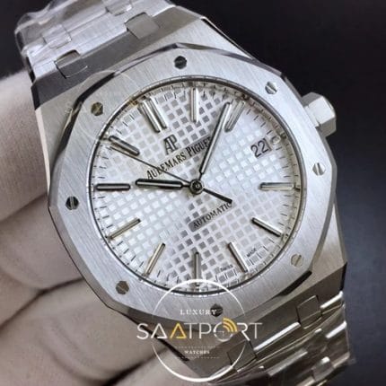 Royal Oak 37mm 15450 SS JF 11 Best Edition Silver Dial on SS Bracelet A3120 V5 (4)