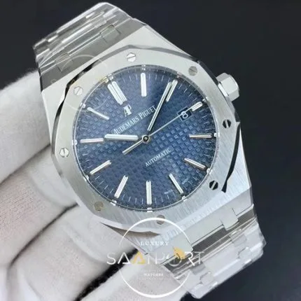 Royal Oak 41mm 15400 SS JF 11 Best Edition Blue Textured Dial on SS Bracelet A3120 V5 (2)