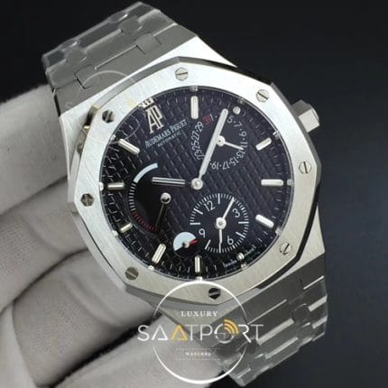 Royal Oak 41mm 26120 SS TWA Best Edition Black Dial on SS Bracelet A2329 (2)