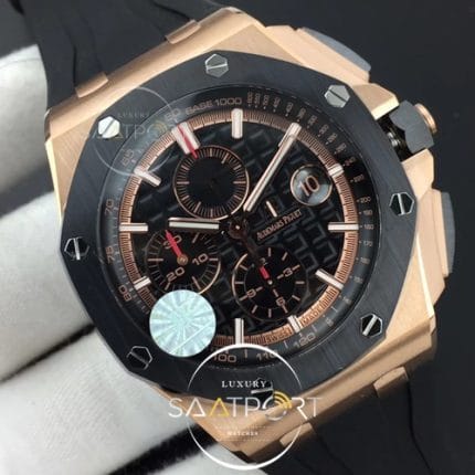 Royal Oak Offshore 2017 44mm RG Updated Black Ceramic Bezel JF 11 Best Edit (4)
