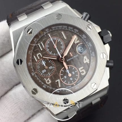 Royal Oak Offshore 2018 SIHH JF 11 Best Edition Havana Brown Dial on Brown Leather Strap A3126 (4)