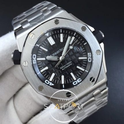 Royal Oak Offshore Diver 15703 JF 11 Best Edition on SS Bracelet A2824 V9 (2)