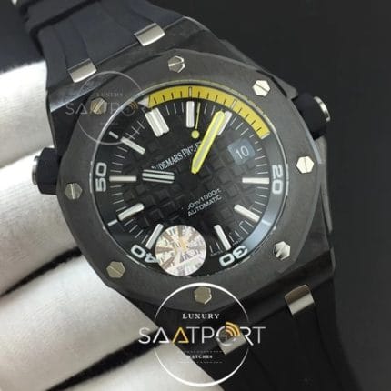 Royal Oak Offshore Diver 15706 Forged Carbon 11 JF Best Edition on Rubber Strap A3120 V6 (2)