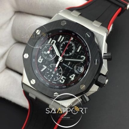 Royal Oak Offshore Diver 15710 JF Best Edition Ceramic Bezel Black Dial on Rubber Strap A3120 V9 (3)