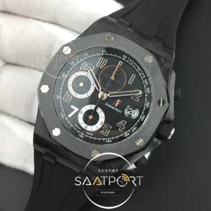 Royal Oak Offshore GINZA 7 Forged Carbon JF Best Edition on Rubber Strap A3126 V2 w Cyclops (3)