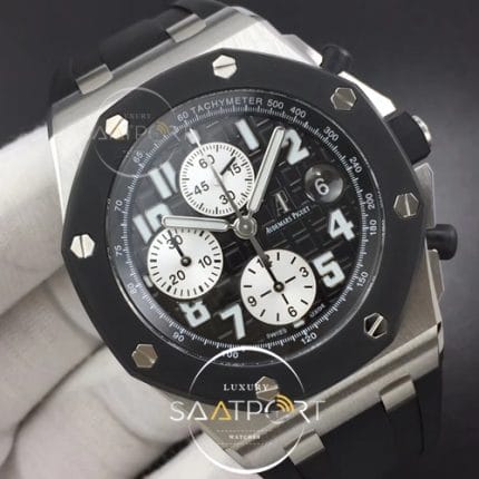 Royal Oak Offshore JF 11 Best Edition SS Rubberclad Black Dial on Rubber Strap A3126 V2 w Cyc (4)