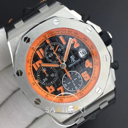 Royal Oak Offshore JF 11 Best Edition Volcano on Black Leather Strap A3126 V2 w Cyclops and DW Mod (1 (4)
