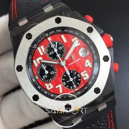 Royal Oak Offshore Singapore Grand Prix Forged Carbon JF Best Edition on Leather Stra (4)