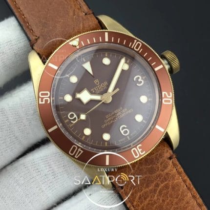 Tudor Heritage Black Bay Bronze XF 1-1 Brown Leather Strap ETA SWİSS SUPER CLON (2)