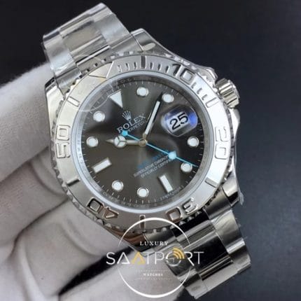 Yacht-Master 116622 ARF 904L 11 Best Edition Dark Rhodium Dial on SS Bracelet SH3135 (2)