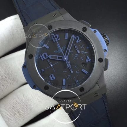 Big Bang 44mm Full Ceramic Evolution Blue Magic on Gummy Strap HUB4104 (2)