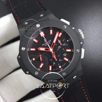 Big Bang 44mm Full Ceramic Evolution Red Magic on Gummy Strap HUB4104 (2)