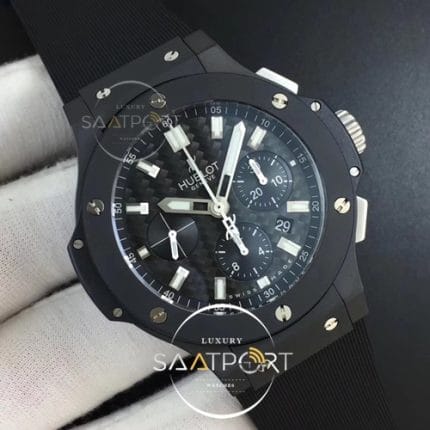 Big Bang 44mm HBBV6 Full Ceramic Evolution Black Magic on Black Rubber Strap HUB4104 (2)
