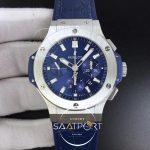 Hublot Big Bang 44mm SS V6F 11 Best Edition Blue Dial on Blue Gummy Strap HUB4104