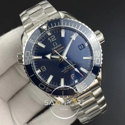 Omega Planet Ocean 43.5mm SS 3SF 11 Best Edition Blue Bezel Blue Dial on SS Bracelet A8900 (2)