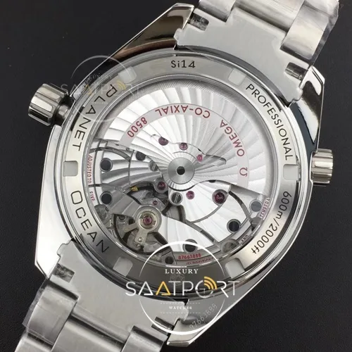 Omega Planet Ocean Professional Ceramic Bezel 45.5mm 11 VSF Best Edition Silver Markers A8500 Super Clone (7)