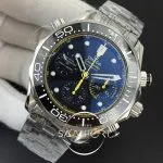 Omega Seamaster 300m Chrono Black Ceramic Bezel Black Dial Yellow Inner Bezel (3)