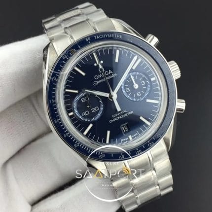 Omega Speedmaster Moonwatch Co-Axial OMF 11 Best Edition Blue Dial on SS Bracelet A9300 v2 (2)