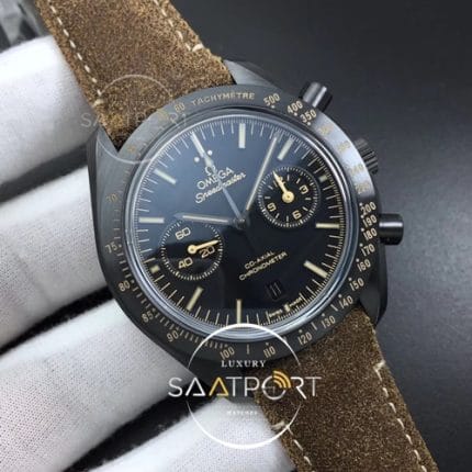 Omega eta saat Speedmaster Dark Side of The Moon Real Ceramic OMF 11 Best Edition Vintage Black on Bro