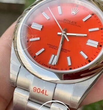 Rolex Oyster Perpetual 41 Coral Red 124300 2020 (3)