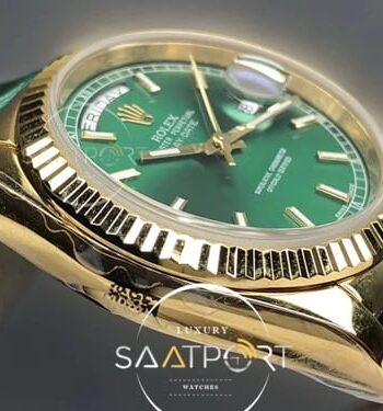 V3 versiyonu Boyut 36mm Hareket 2836-2 hareket Malzeme 904L çelik Kadran yeşil kadran Ayna yüzeyi safir kristal Kayış Kemer Tokası dağıtım tokası (2)