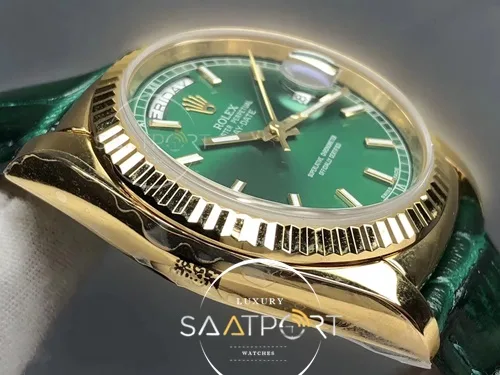 V3 versiyonu Boyut 36mm Hareket 2836-2 hareket Malzeme 904L çelik Kadran yeşil kadran Ayna yüzeyi safir kristal Kayış Kemer Tokası dağıtım tokası (2)
