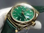 V3 versiyonu Boyut 36mm Hareket 2836-2 hareket Malzeme 904L çelik Kadran yeşil kadran Ayna yüzeyi safir kristal Kayış Kemer Tokası dağıtım tokası (6)