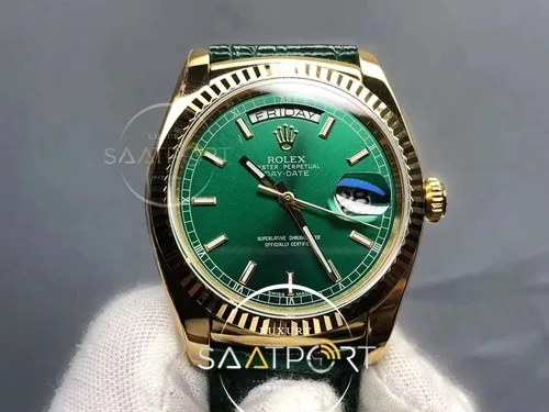 V3 versiyonu Boyut 36mm Hareket 2836-2 hareket Malzeme 904L çelik Kadran yeşil kadran Ayna yüzeyi safir kristal Kayış Kemer Tokası dağıtım tokası (8)