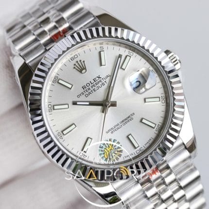 Eta saat date just 3235 Gri kadran Eta Mekanizma JH factory (2)